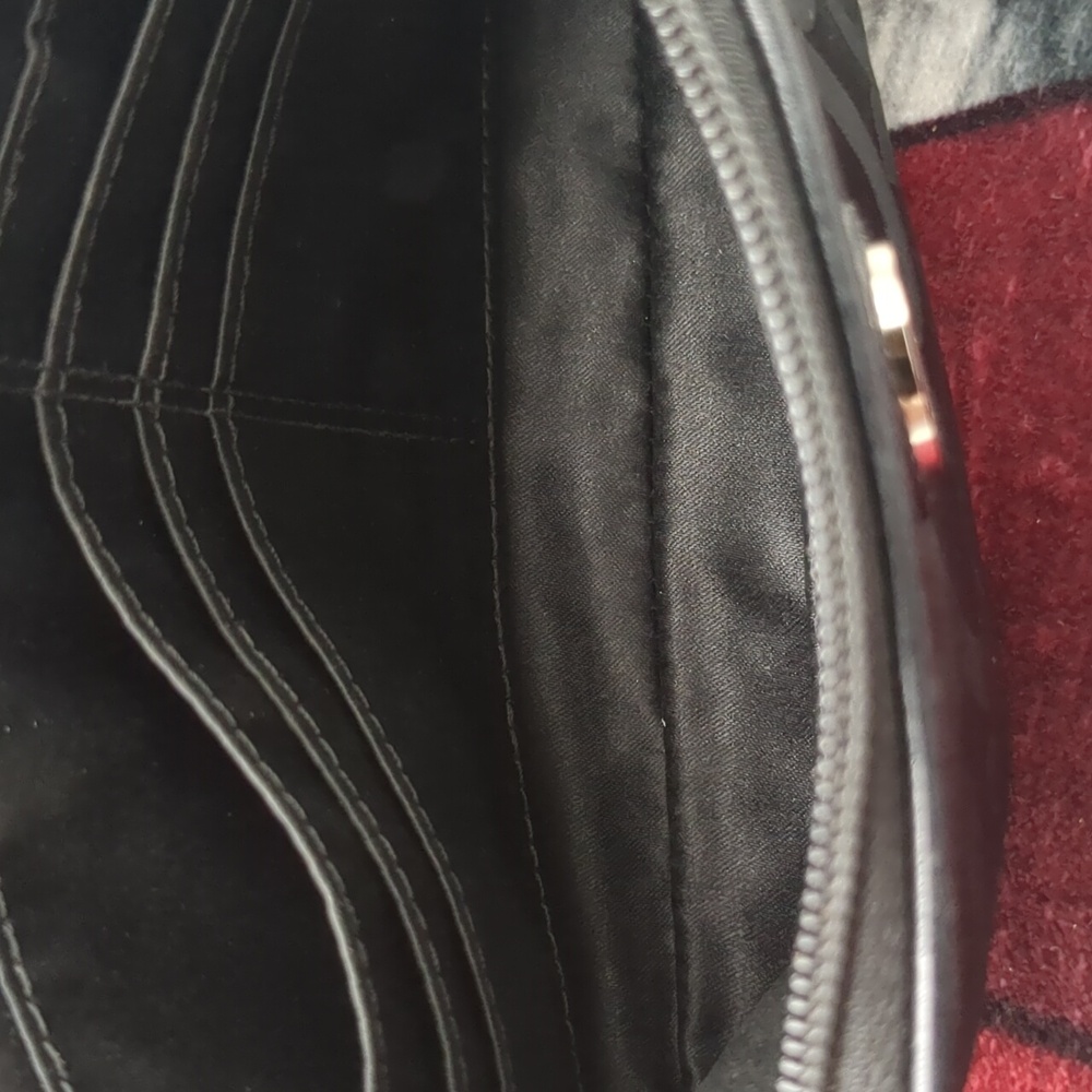 Coach Nylon With Leather Trim Wristlet - Picture 7 of 9
